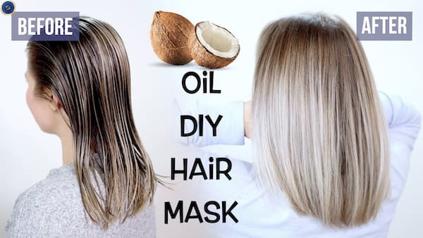 Dầu dừa giúp tóc hư tổn trở nên bóng khoẻ hơn - hoidapnails.com