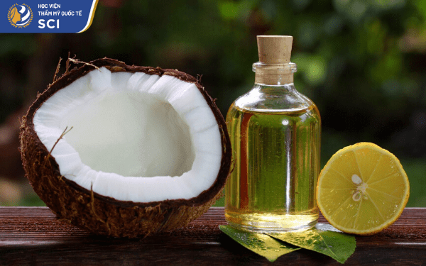 Chanh tươi kết hợp với dầu dừa vừa có tác dụng trị mụn, vừa dưỡng trắng da tự nhiên - hoidapnails.com