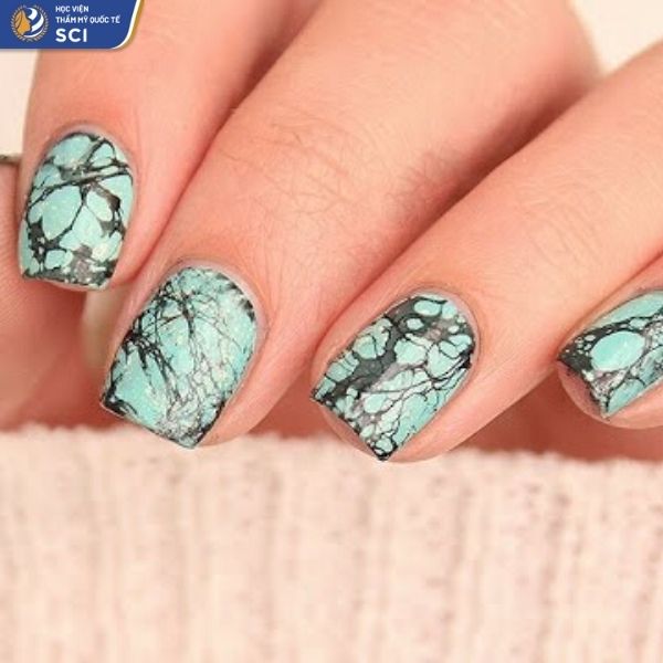 các mẫu nail vân đá đẹp - hoidapnails.com