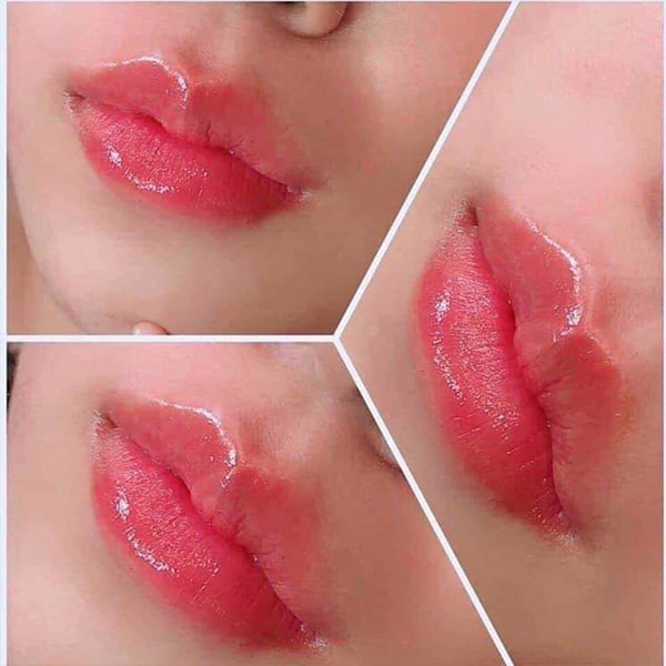 Phun môi màu hồng cam - hoidapnails.com