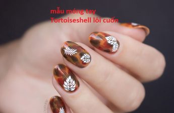 mẫu móng tay Tortoiseshell nổi bật