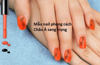 mẫu nail phong cách Châu Á