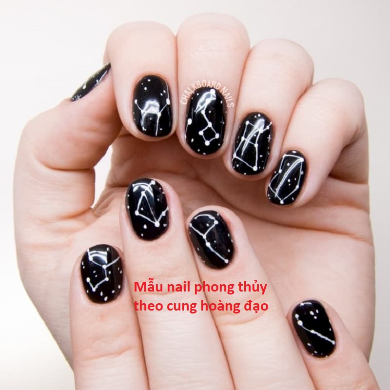 Mẫu nail phong thủy 2022