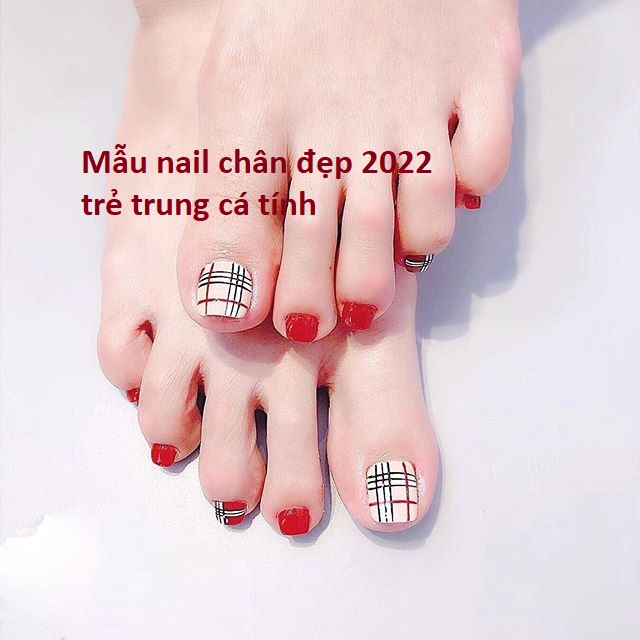 mẫu nail chân đẹp 2022