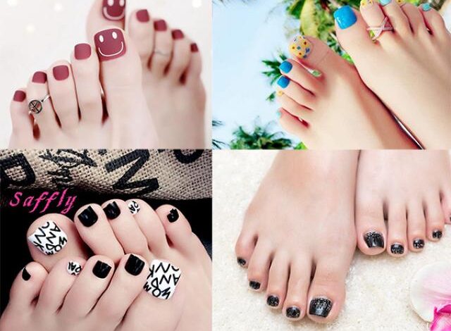 Mẫu nail thiết kế dành cho đôi chân thêm sang trọng