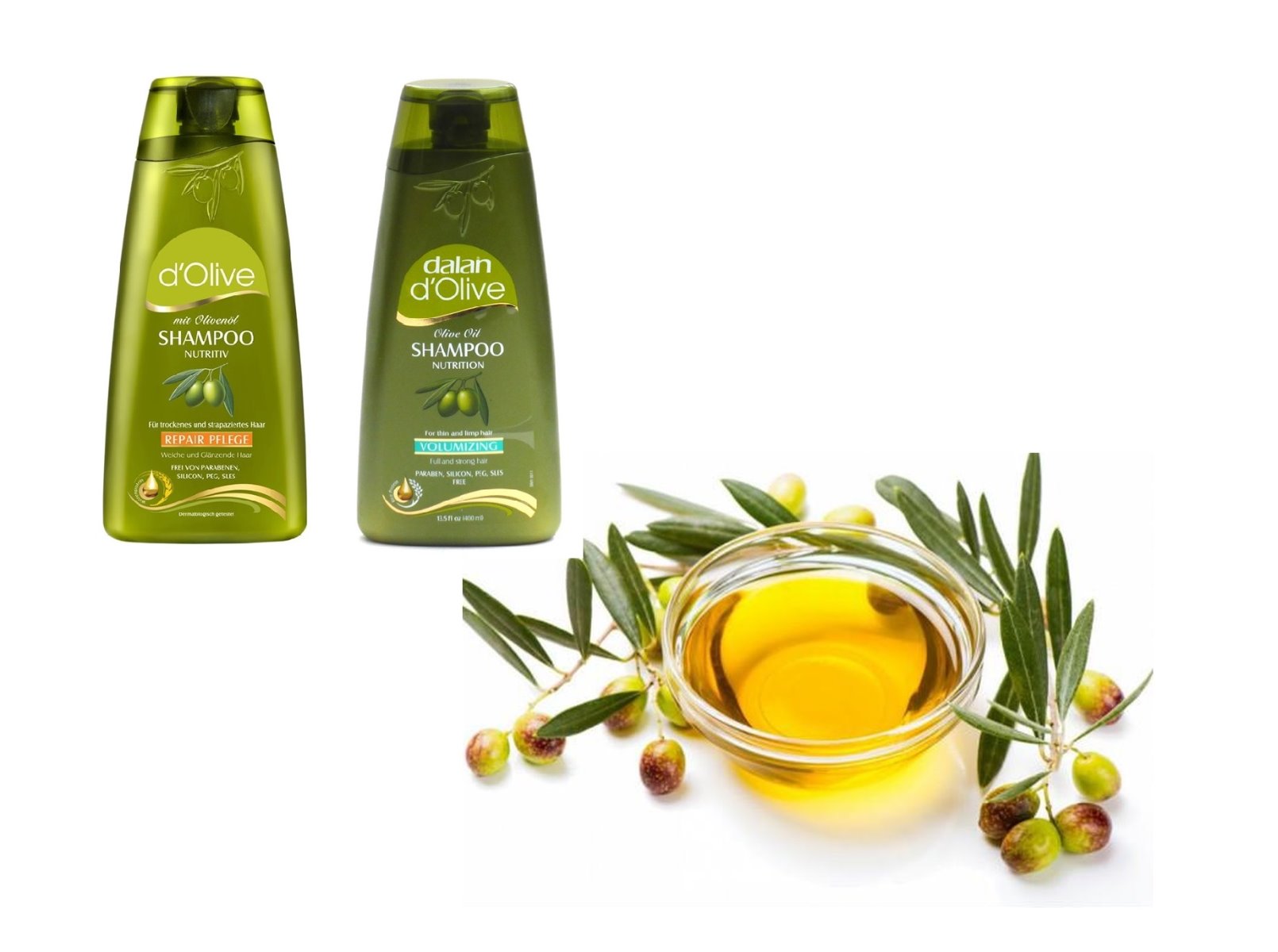 Chăm sóc tóc bằng dầu gội DALAN D’OLIVE