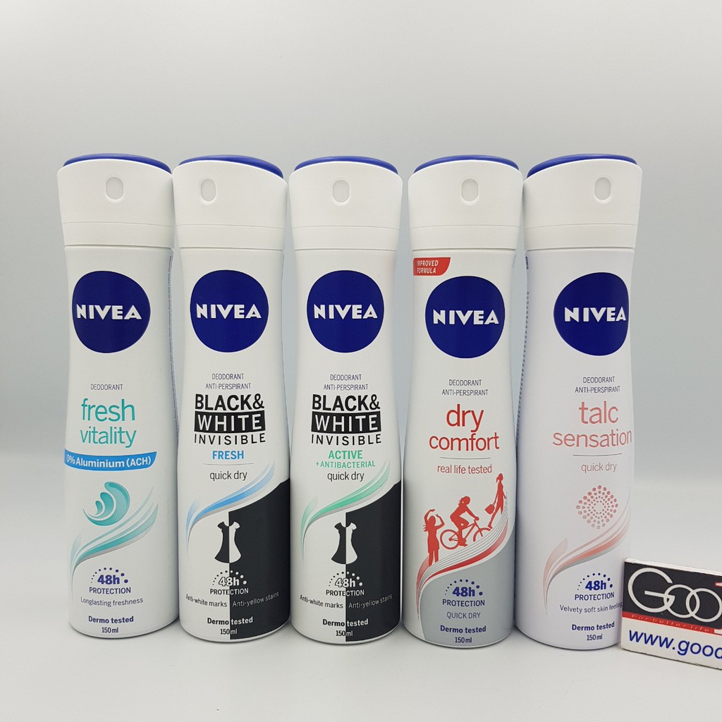 NIVEA INVISIBLE BLACK&WHITE chăm sóc cơ thể