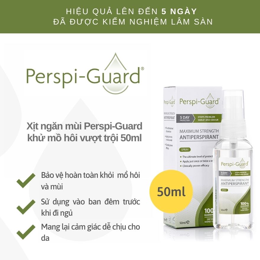 Perspi-Guard-Maximum xịt khử mùi chăm sóc cơ thể