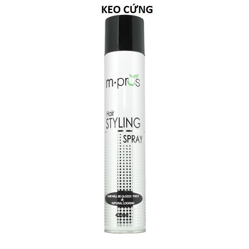 Cách chăm sóc tóc bằng keo tạo kiểu & dưỡng tóc M.Pros