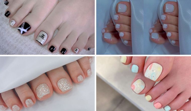 Top 10 mẫu nail chân cách điệu cho chị em tha hồ làm đẹp