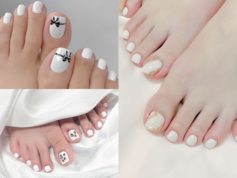 Top 10 mẫu nail chân cách điệu cho chị em tha hồ làm đẹp