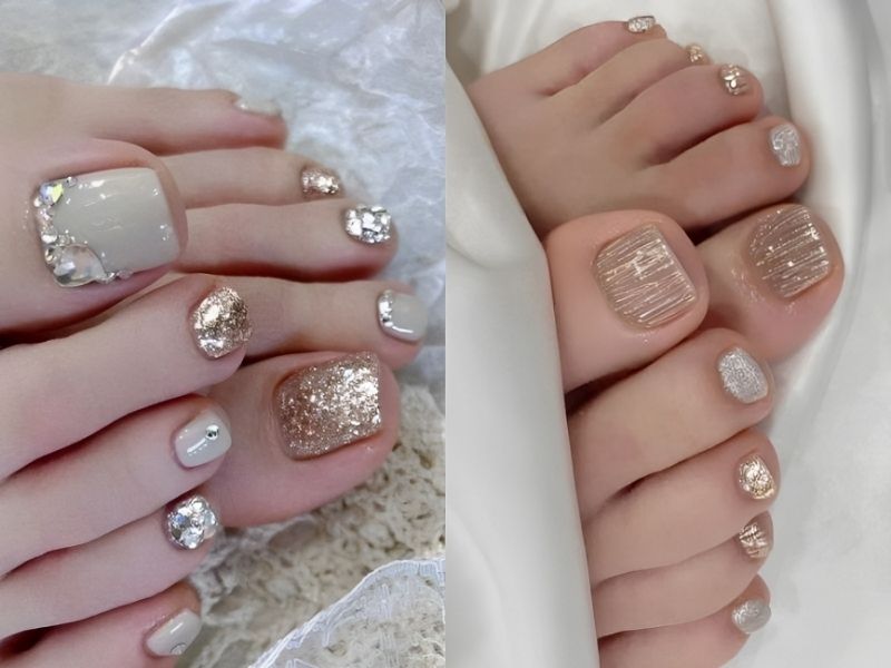 Top 10 mẫu nail chân cách điệu cho chị em tha hồ làm đẹp