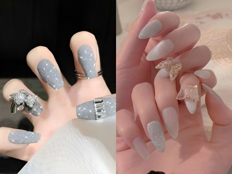 Tại sao mẫu nail kim tuyến được chị em ưa chuông trong năm nay?