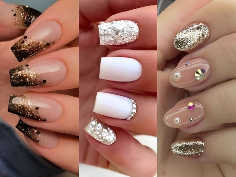 Tại sao mẫu nail kim tuyến được chị em ưa chuông trong năm nay?