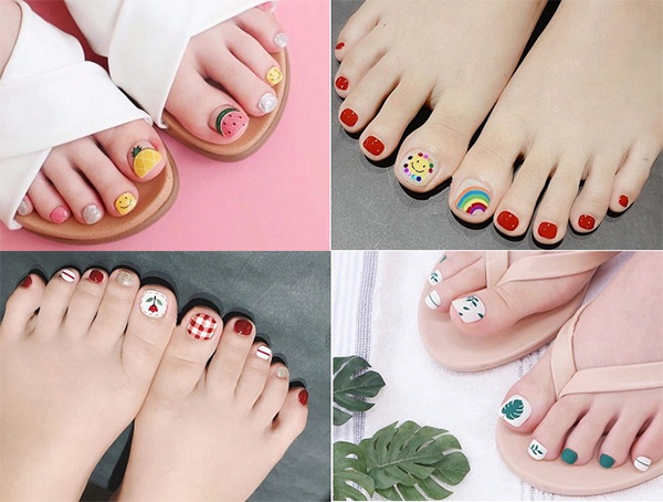 Top 10 mẫu nail chân cách điệu cho chị em tha hồ làm đẹp