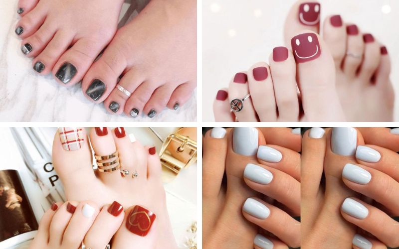 Cách tạo mẫu nail chân xinh nhất dành cho các bạn gái