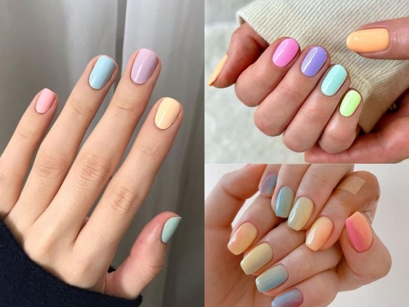 Giới thiệu những mẫu nail sơn màu cách điệu độc đáo 2024