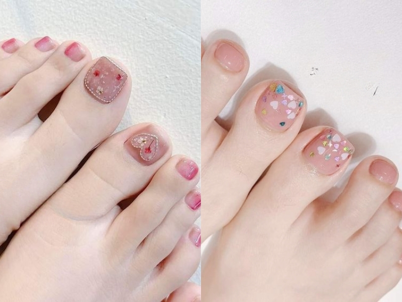 Cách tạo mẫu nail chân xinh nhất dành cho các bạn gái