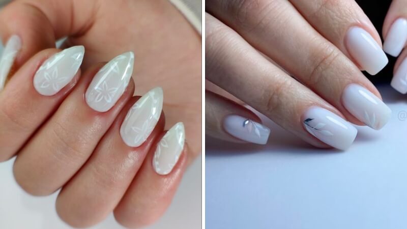 10 mẫu nail trắng sữa đẹp nhất định cô nàng phải thử