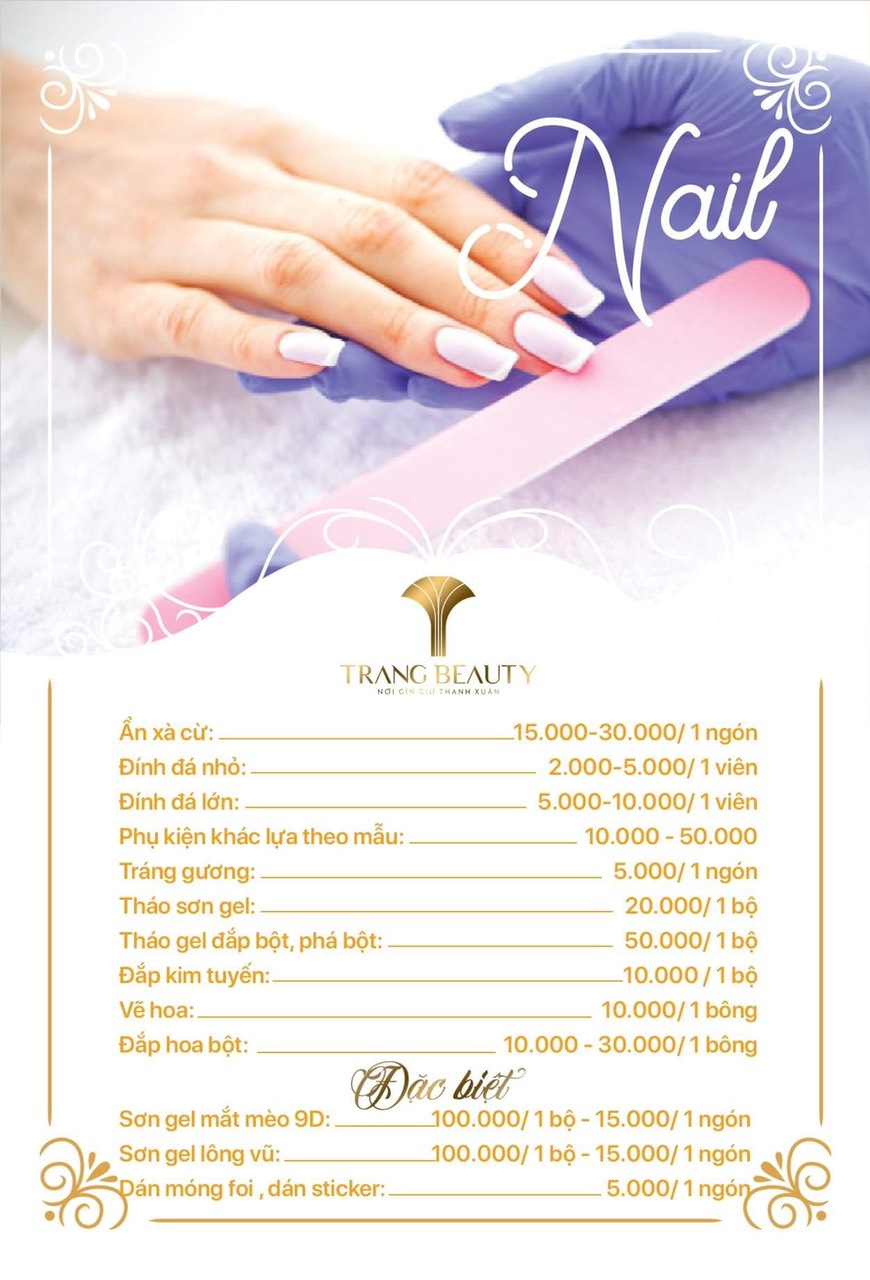 Cập nhật bảng giá làm nail mới nhất trong năm 2024