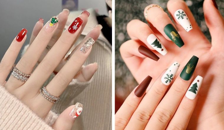 Giới thiệu những mẫu nail noel xinh xắn đáng để thử