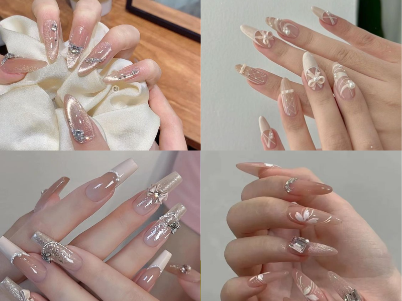 Giá làm nail úp móng đính đá: Tất tần tật thông tin bạn cần biết