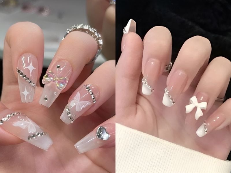 Giá làm nail úp móng đính đá: Tất tần tật thông tin bạn cần biết